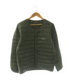 モンベル Montbell スペリオダウン ラウンドネックジャケット ダウン ナイロン L カーキ /NR