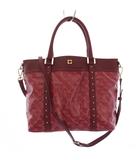 ゲラルディーニ GHERARDINI ショルダーバッグ トートバッグ 2WAY 総柄 赤 /KH