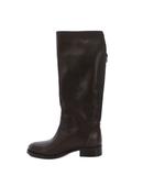 コルソローマ ノーヴェ CORSO ROMA 9 ジョッキーブーツ ロング レザー 36 茶 /KH