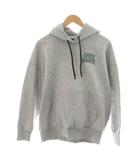 アンダーアーマー UNDER ARMOUR プルオーバーパーカー M グレー 長袖 ロゴ フード付き /RR