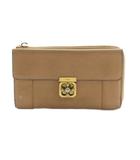 クロエ CHLOE 長財布 L字ファスナー 小銭入れ ベージュ /MI