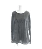 イエナ IENA 24SS JAIMEシアーロングスリーブプルオーバー Tシャツ グレー 長袖 24070900406010 /AP