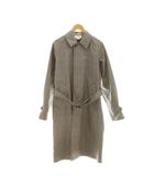  ヨーク YOKE DOWNSIZING BAL COLLAR COAT ステンカラーコート チェック M ブラウン YK20SS0101C /CX