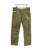 グッチ GUCCI チノパン チノ パンツ ボタンフライ ウォッシュ加工 50 カーキ /☆G