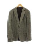 ユナイテッドアローズ UNITED ARROWS MOON生地 ウール テーラードジャケット ヘリンボーン ブレザー L相当 グレー 1126-259-2613 /☆G
