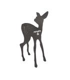 エルメス HERMES プティアッシュ Petit h バンビチャーム レザー h◯刻印 箱付き 黒 ブラック /YT ■OH