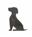 エルメス HERMES プティアッシュ Petit h チャーム レザー 犬モチーフ h◯刻印 黒 ブラック /YT ■OH