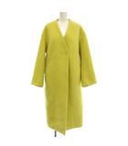 イエナ IENA MANTECO ノーカラーコート ロング コート 34 黄色 イエロー 21020900535030 /☆G