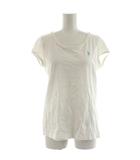 ラルフローレン RALPH LAUREN カットソー XL 白 ラウンドネック ロゴ刺繍 半袖 /NS