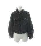 シェリエ CHERIE ジャケット ステッチ F 黒 ブラック 209007 /AN68