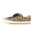 コンバース CONVERSE SUEDE ALL STAR LEOPARD スエードオールスターレオパード スニーカー ヒョウ柄 US4.5 23.5cm ベージュ 黒 ブラック 1SC610 /BB