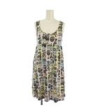 ヒステリックグラマー HYSTERIC GLAMOUR ワンピース ミニ丈 ノースリーブ 総柄 F マルチカラー 0132CO09 /BM