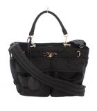 グッドグリーフ GOOD GRIEF L'Appartement取り扱い BELTED SHOULDER BAG ショルダーバッグ ハンドバッグ 2WAY 黒 /TK