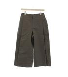 イエナ IENA パンツ 38 グレー ワイド クロップド丈 タック入り /JP