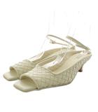 エトレトウキョウ ETRE TOKYO サンダル ヒール ストラップ 37 白 ホワイト /AN17