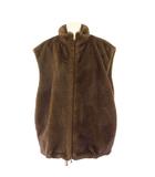 スピック&スパン Spick&Span 25AW ショートエコファーベスト ジップアップ 茶 25010200810040 /KH