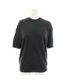 セオリー Theory リュクスシルクショートスリーブイージープルオーバー LUXE SILK SS EASY PO カットソー ニット クルーネック 半袖 薄手 絹 シルク S 紺 ネイビー 01-2301700-770-902 /YT