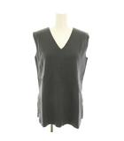セオリーリュクス theory luxe ケンジントン メイサ KENSINFTON MESA ニット セーター Vネック ノースリーブ ベスト プルオーバー 38 グレー 03-3201701-035-038 /YT