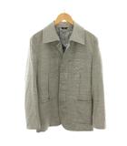 ランバン LANVIN コレクション COLLECTION ジャケット オープンカラー アウター 比翼ボタン 50 グレー LA-SY-46579 /YT