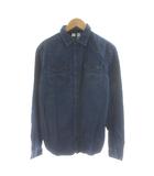 アルマーニ ジーンズ ARMANI JEANS デニムシャツ 長袖 M 青 ブルー /AN57