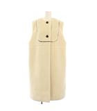 ヨリ yori もこもこロングジレ ベスト ボア F 白 YR2225-135AW-3 /KH