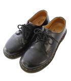 ドクターマーチン DR.MARTENS 3ホール ドレスシューズ レースアップ レザー ワンカラー 厚底 UK4 黒 ブラック /BB
