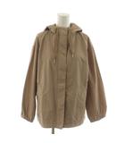 エニィファム anyFam ジップアップパーカー ナイロンジャケット 上着 2 ベージュ フード付き 長袖 /RR