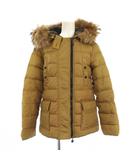 モンクレール MONCLER MEL ダウンジャケット フーディ ファー 0 ベージュ 45321/91/54155 /KH