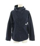 ザノースフェイス THE NORTH FACE コンパクトジャケット ジップアップパーカー アウター フード ロゴ刺繍 S 紺 ネイビー NPW71530 /YT