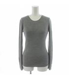ポールカ PAULE KA ニット セーター リブ 長袖 S グレー /AN78