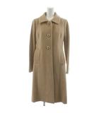 ハロッズ Harrods ステンカラーコート ロング丈 ウール アンゴラ混 1 ベージュ 12505071 /AN58