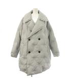 メゾンマルジェラ 1 Maison Margiela 1 20AW Glam Slam Puffer Coat グラムスラム 中綿コート ダブルブレスト 38 グレー S29AM0365 S53471 /KH