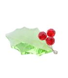 スワロフスキー SWAROVSKI Joyful ヒイラギ クリスマス オーナメント クリスタル 緑 グリーン /TK