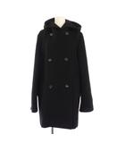 マックスマーラ MAX MARA フーディコート アウター ミドル丈 ダブル 40 黒 60861193 /KH