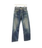 リー LEE デニム ジーンズ 29×33 インディゴ ウォッシュ加工 ボタンフライ ストレートレッグ /JP