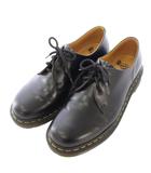 ドクターマーチン DR.MARTENS 3ホールシューズ ドレスシューズ レースアップ 厚底 レザー US9 黒 ブラック 1461 59 /BB