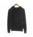 ヒューゴボス HUGO BOSS ナイロンジャケット 切替 ニット M 黒 ブラック /AN42