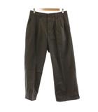 フラボア FRAPBOIS フェイクチノ ワイドストレート テーパード アシンメトリー 1 茶 ブラウン B1503RFP029 /KU