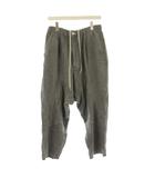 フラボア FRAPBOIS パンツ 1 グレー ドローストリングウエスト ドロップクロッチ フルレングス /JP