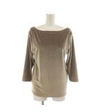 イエナ IENA 25AW スノーベロアプルオーバー カットソー 長袖 ベージュ /RR