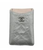 シャネル CHANEL ココマーク マトラッセ カード入れ カードケース パスケース 15番台 シルバー色 /AN4 ■OH