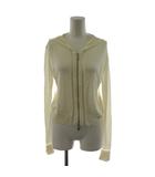 フォクシー FOXEY SHEER PARKA パーカー ジップアップ 38 アイボリー 42122 /AN59