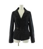 ディーゼル DIESEL ジャケット 薄手 XS 黒 ブラック /KU