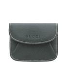 グッチ GUCCI 小銭入れ コインケース レザー 緑 グリーン /AN13 ■OH