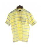 マックレガー マクレガー McGREGOR ポロシャツ M 黄 イエロー ボーダー柄 半袖 111629503 /AP