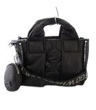 ヌエール nouer キルティングナイロン2WAYショルダーバッグ ハンドバッグ 黒 ブラック /TK