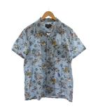 ペンドルトン PENDLETON アロハシャツ 半袖 総柄 L 水色 ライトブルー 19801638 /AN34