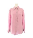 グッチ GUCCI シャツ ブラウス GGロゴ シルク 36 ピンク 627407 /KH
