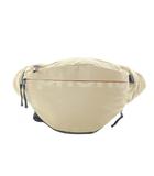  フェニックス +phenix ウエストバッグ ボディバッグ ベージュ オレンジライン ファスナー開閉 /RI ■OS