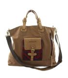 ペンドルトン PENDLETON ショルダーバッグ ハンドバッグ 2way キャンパス 茶 ブラウン /AN26